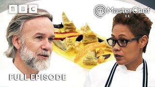 Monica's Braised Artichoke Skills Test... | The Professionals | Full Episode | S12 E10 | MasterChef