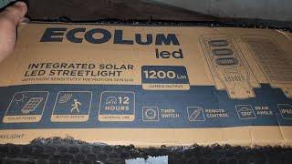 ECOLUM Led Streetlight review