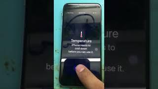 TEMPERATURE IPHONE NEEDS TO COOL DOWN BEFORE YOU CAN USE IT. #iphone #shorts