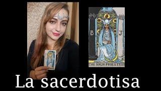 La sacerdotisa La papisa tarot simbolismo significado general y  al revés amor trabajo negocios