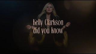 Kelly Clarkson - did you know (Official Lyric Video)