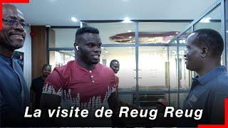 Reug Reug visite les nouveaux locaux de Lutte TV, Eric Favre TV et BP Actu…