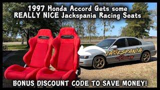 THE ACCORD GETS RACING SEATS FROM JACKSPANIA & THEY ARE AMAZING!!!