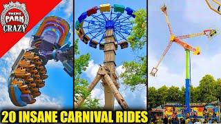 Top 20 STRANGE & INSANE Carnival Rides