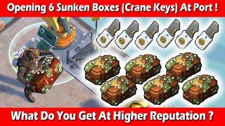 Opening 6 Sunken Boxes (Crane Keys) At High Genesis Reputation Level ! Last Day On Earth Survival