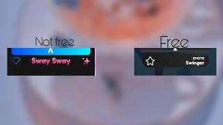 How to get the sway sway emote for free!