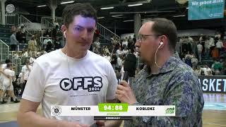 Recap: Uni Baskets Münster vs. EPG Baskets Koblenz | Zusammenfassung