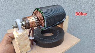 I turn big Car Self Starter Router into 240v Free Energy Generator