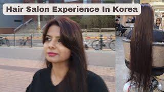 Hair Salon 2nd Experience in Korea | long hair dye #korea #longhair #hair