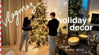 Decorating for Christmas! Holiday home decor vlog!! 