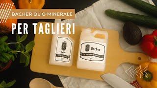 Cura dei taglieri in legno |BACHER Olio minerale per legno per la manutenzione di taglieri da cucina