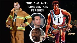 The Greatest NBA Plumbers and Firefighters - Cousy, West, Wilt, Russell, Baylor, Big-O and Their Era