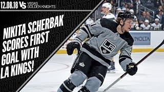 Nikita Scherbak Nets His First Goal with the LA Kings