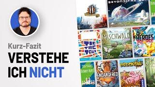 Hype-Titel und andere Brettspiele im Kurz-Fazit