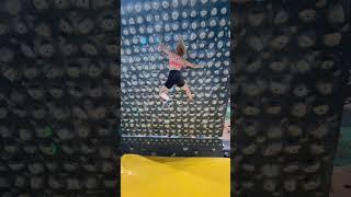 Gap in the matting made this dynamic kilter problem a bit scary 
