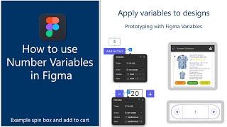 How to use Number Variables in Figma | Apply variables to designs