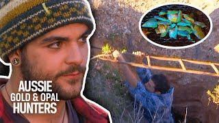 The Young Guns Rescue JC From Falling Down A HUGE Mine Shaft | Outback Opal Hunters