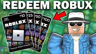 How to Redeem Robux Gift Card Code on Roblox (EASY GUIDE)