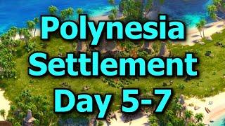 Forge of Empires: Polynesia Settlement - Day 5-7! Time for Catamaran Builders!