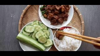 Món chay?Mắn ruốc sào thịt.Ngon không ngờ..Bếp cô tư tập. 243..