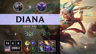 Diana Mid vs Kassadin - NA Challenger Patch 14.12