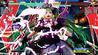 KOF XV Sylvie : One 100% combo with 5 bars