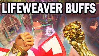 The RANK 1 LIFEWEAVER tests the NEW BUFFS - Overwatch 2