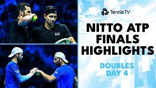 Bopanna/Ebden, Krawietz/Puetz & More Battle | Nitto ATP Finals 2024 Doubles Highlights Day 4