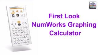 First Look -  Numworks Graphing Calculator (Graphical, review, A-level Maths)
