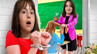 ZEYNEP VE HİRANUR OKULDA OLAYLI BİR GÜN ÇILDIRDIK