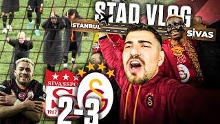 SİVAS DEPLASMAN SERÜVENİ HARİKA ATMOSFER | Sivasspor 2-3 Galatasaray Vlog