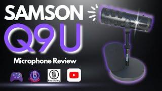 Samson Q9U XLR/USB Dynamic Microphone - ASMR Unboxing + REVIEW ISIT WORTH IT?