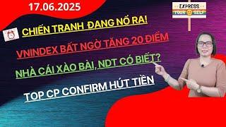 Vnindex tạo bất ngờ tăng mạnh 22 điểm. Top cổ phiếu hút tiền ndt có dám mua?