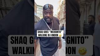 Shaq puts on his disguise in the streets of London  (via @SHAQ)