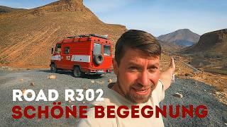 Flucht aus den Bergen, entlang der R302  | expedVan  in Marokko, Januar 2024  | #vanlife 83