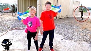 X-Shot Team up with Ninja Kidz!