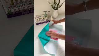 wrap book @thebooksbytes #wrap #tipsandtricks #usefulvideo #bookwrapup #foryou #shorts #bookreview