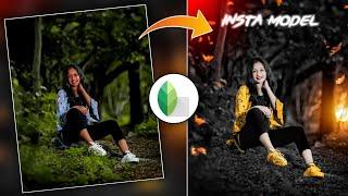 New Snapseed Photo Editing Tricks  2025 | Snapseed Dark Black Effect Photo Editing Tutorial