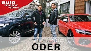 Volvo XC90 vs V90 | Entweder ODER | (Vergleich/Review) auto motor und sport