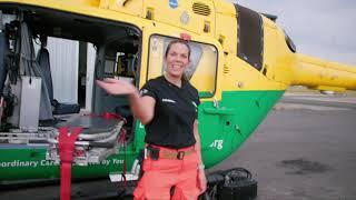 Hampshire and Isle of Wight Air Ambulance Airbase tour