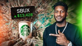 How I made $13K off Starbucks stock options in 30 days‼️ STEP BY STEP