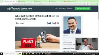 Real Estate Market Pulse, Northern New Jersey, week of 8/ 21/2024. What could still happen in 2024?