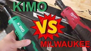 KIMO 12V Cordless  3/8" Ratchet Vs. Milwaukee M12 Ratchet!