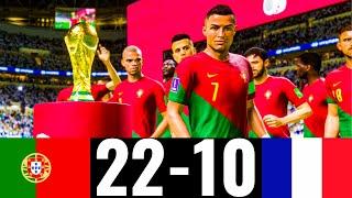 FIFA 23 - PORTUGAL 22-10 FRANCE | FIFA WORLD CUP FINAL QATAR 2022 | PS5 GAMEPLAY | #fifa23