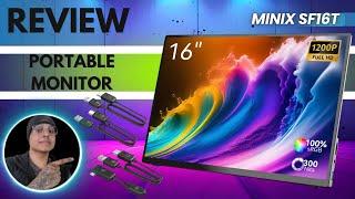 Best Portable Wireless Monitor For Work & Gaming | MINIX SF16T | HarryWT