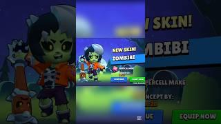 Zombibi skin from a Trophy Road Box in Brawl Stars! #brawlstars #gaming #box #opening #boxopening