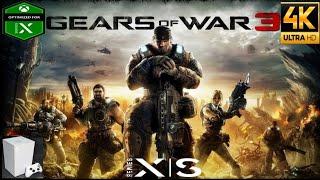 Gears of War 3 Remastered - Xbox Series X Digital Gameplay (4K 60fps)