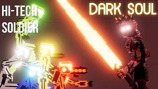 Hi-Tech Soldier vs Unkillable Dark Soul Boss #Ep.1 Begin - People Playground 1.20