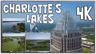 Charlotte's Big 3 Lakes 4K (DJI Mavic Air 2 Drone Footage) Lake Norman, Wylie, and Mountain Island!!