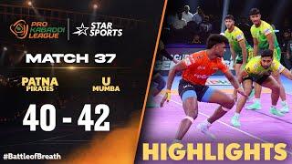 #UMumba triumphs over #PatnaPirates in a thriller! | #ProKabaddiOnStar